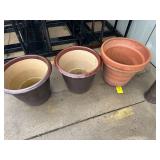 (3) Planter Pots