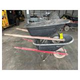 (2) Sterling 6 Cu. Ft. Poly Wheelbarrows