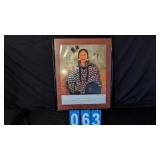 KEVIN RED STAR NATIVE AMERICAN PRINT 23X28.5