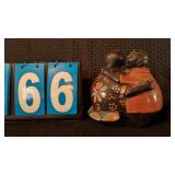 PERUIVAN FOLK ART POTTERY ARTIST SIGNED