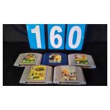 5 VARIOUS NINTENDO 64 GAMES
