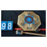 NAVAJO INDIAN RATTLE & DRUM