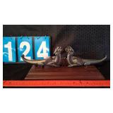 DOUBLE DRAGON KNIVES WITH DISPLAY