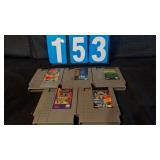 5 VARIOUS ORIGINAL NINTENDO GAMES
