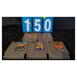 5 VARIOUS ORIGINAL NINTENDO GAMES