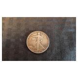 1942 WALKING LIBERTY SILVER HALF DOLLAR