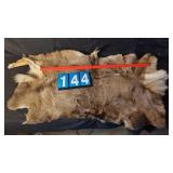 TANNED WHITETAIL DEER SKIN RUG