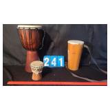 3 SETS OF VARIOUS NATIVE DRUMS