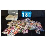 GROUP LOT OF VARIOUS UNSORTED FOOTBALL CARDS