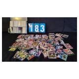 GROUP LOT OF VARIOUS FOOTBALL CARDS UNSORTED