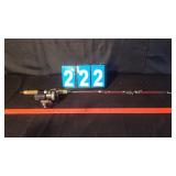 VINTAGE GARCIA FISHING ROD WITH DAIWA REEL 6 FEET