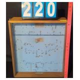 ORIGINAL TABLE TOP YORK CUTLERY DISPLAY CASE