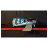 VINTAGE METAL HANGING AIPLANE