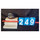 BLUE CARNIVAL GLASS RABBIT ON NEST COVERED DISH