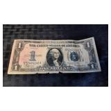 1934 BLUE SEAL $1 SILVER CERTIFICATE