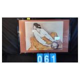 R.C. GORMAN ARTIST SIGNED ART WORK 28.5X25.5