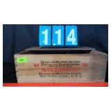 WINCHESTER 30 ARMY 30-40 KRAG WOOD AMMO CRATE
