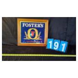FOSTER'S BEER SIGN 18.5X17