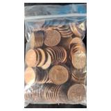 BAG OF MIXED 1959-1981 LINCOLN HEAD PENNIES