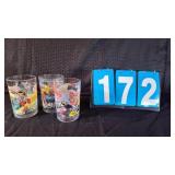 3 VARIOUS MICKEY MOUSE GLASSES
