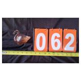 PINK DEPRESSION GLASS SWAN