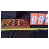 VINTAGE MARBLE COLLECTION MOUNTED ON BOARD