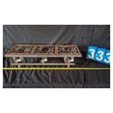GRISWOLD 3 BURNER CAST IRON GAS STOVE
