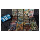 12 VARIOUS VINTAGE COMIC BOOKS