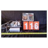 NINTENDO WII WITH CORDS, GAMES & CONTOLLERS