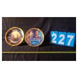 2 STAR TREK COLLECTOR PLATES