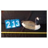 HAND CARVED CANADIAN GOOSE DECOY