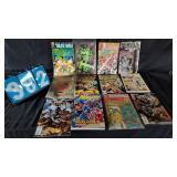 12 VARIOUS VINTAGE COMIC BOOKS