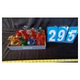 GROUP LOT OF MINATURE ART GLASS VASES