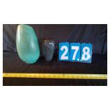 2 POTTERY VASES