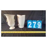 2 MCCOY POTTERY VASES