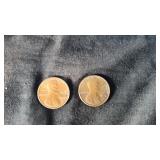 1976 KENTUCKY & 1976 USA STAMPED PENNIES