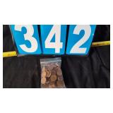 BAG OF MIXED DATE CANADIAN PENNIES UNSORTED