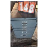 CABINET WITH MACHINIST TOOLS