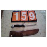 CUTCO 1763 FIXED BLADE KNIFE & SHEATH