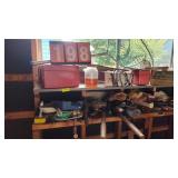 BACK WALL OF GARAGE CONTENTS