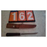 WOOD HANDLED FILLET KNIFE
