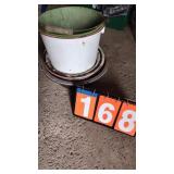 GROUP LOT OF GRANITE WARE PANS/PAILS