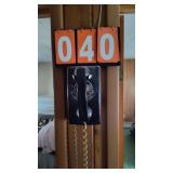 BLACK RETRO ROTARY PHONE