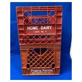 2 Milk Crates 1 Home Dairy Berne Ind & Prairie
