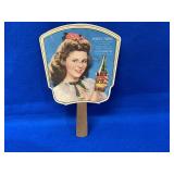 Shirley Temple Royal Crown Hand Fan Paris IL.