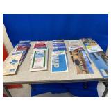 Group of Vintage Road Maps