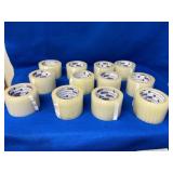 (12) Rolls of 3' Packing Shipping Tape Intertape