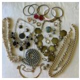 Costume Jewelry Brooch Necklaces Rings etc