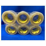 6 Rolls of 3' Scotch Packing Shipping Tape