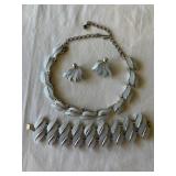 Vintage Claudette Necklace Bracelet Earrings Set